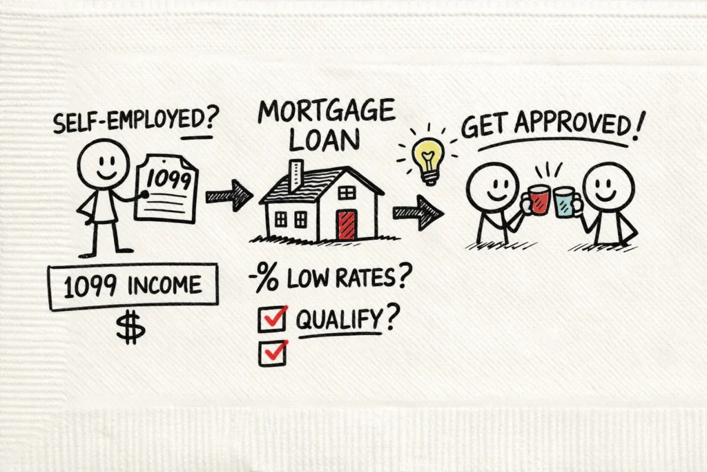 1099 mortgage loan requirements rates how to qualify
