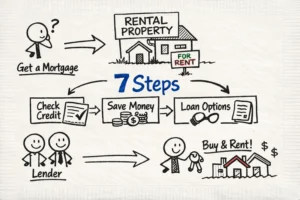 how to get a mortgage for a rental property 7 steps