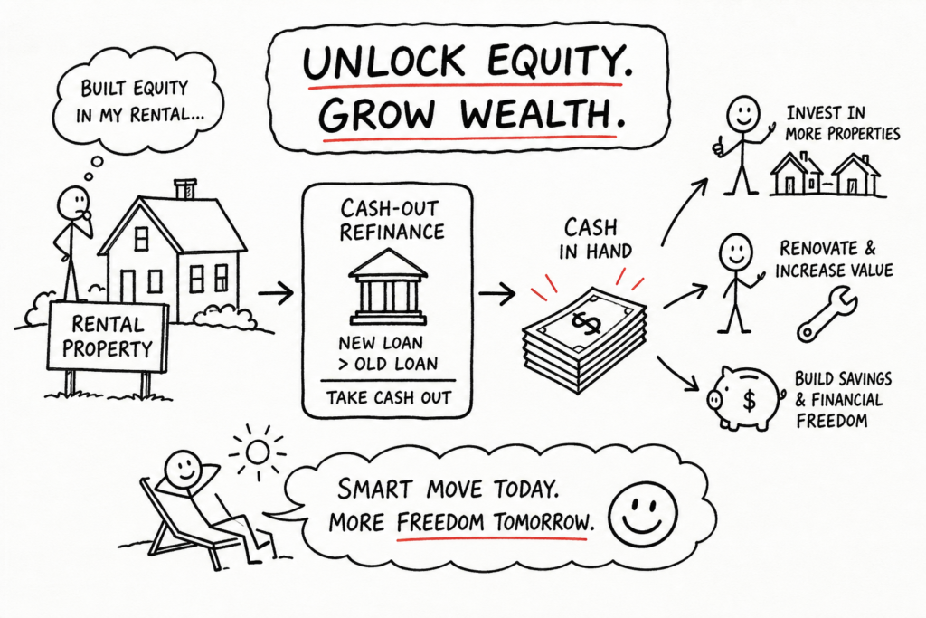 cash out refinance on a rental property 2026 guide 1778241880739